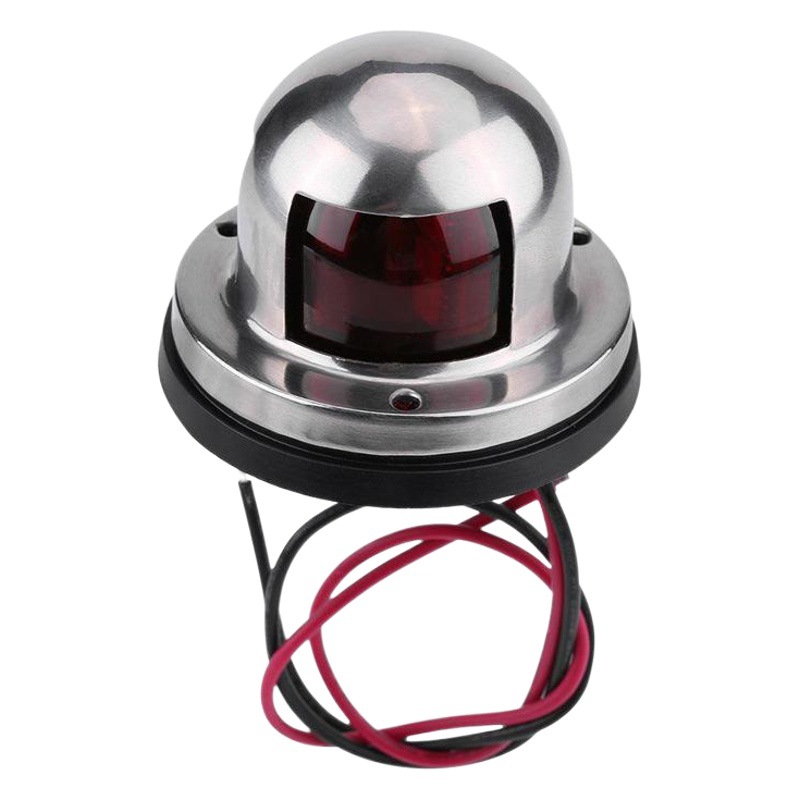 Ce Certified 316 Stainless Steel Marine Led Signal Light Yacht Red and Green Navigation Light Suitable for Speedboats and Marine Applications
