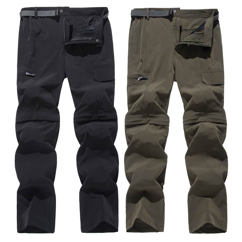 Picture of Outdoor Sports Casual Quick-drying Pants Men's Quick-drying Pants Women's Removable Summer Four-sided Elastic Mountaineering Pants Cross-Border
