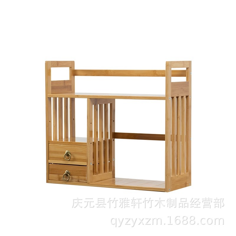 Picture of Bookshelf desktop children's small storage rack simple table bay window book table Storage bookcase office display rack
