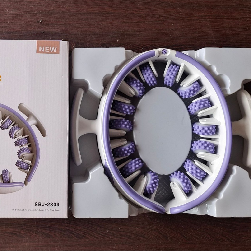 Leg Massager Meridian Dredging Slimming Calf Removable Roller Ring Clip Relaxes Muscles Slimming Leg Clip