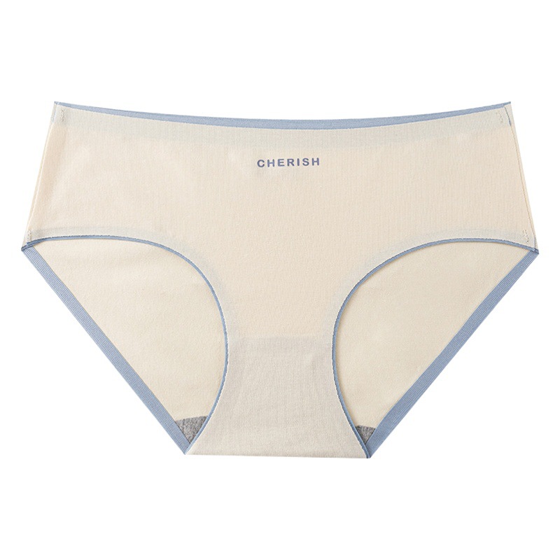 Seamless cotton underwear ladies waist antibacterial breathable summer girls students Japanese simple briefs women Wholesale