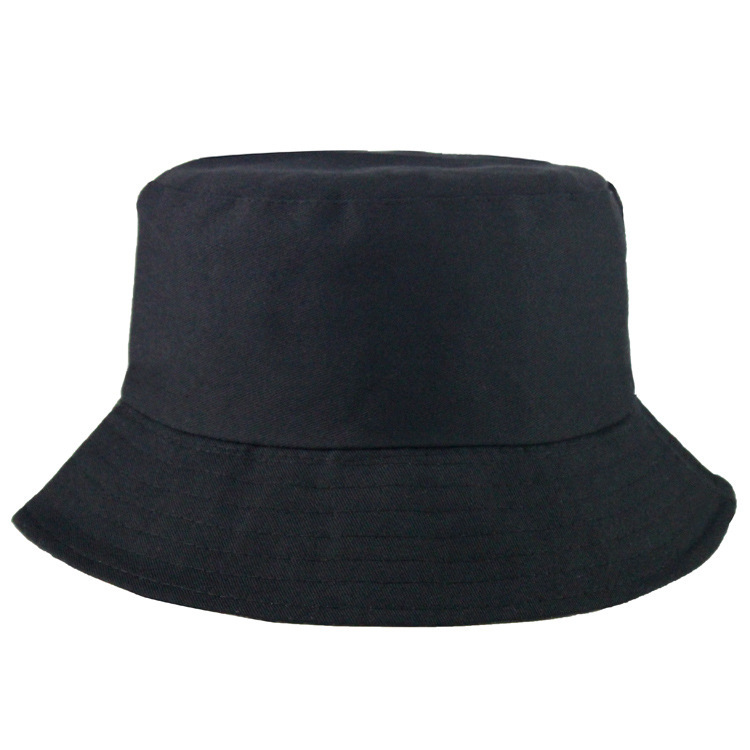 Picture of Cross-border adult fisherman hat solid color custom logo embroidery printing fisherman hat sunshade light plate custom basin hat