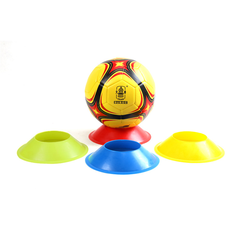 Picture of Football training ball holder round mouth sign plate logo plate logo cone obstacle football training equipment equipment big mouth