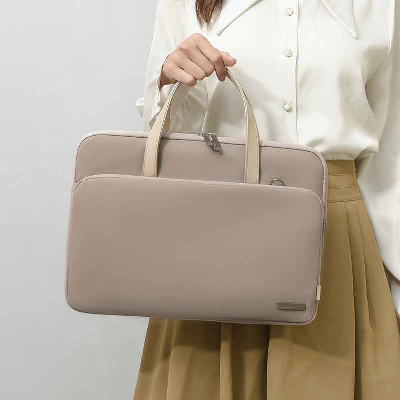 Picture of 2024 new laptop bag shoulder handbag 13/14/15 inch women's simple fresh messenger bag