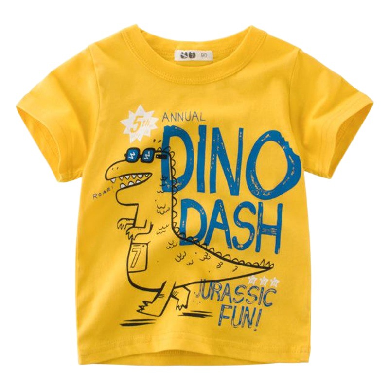 2025 Kidsren's Clothing Summer New Korean Style Kidsren's Clothing Boys T-Shirt Summer Baby Short-Sleeved Undershirt Kids Wea
