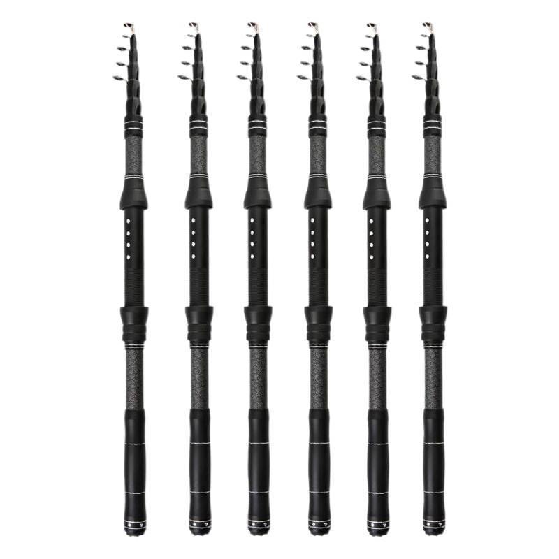 Cross-border Supply Short Section Telescopic Portable Luya Rod Vibration Luya Rod Carbon Small Sea Rod H Small Sea Rod