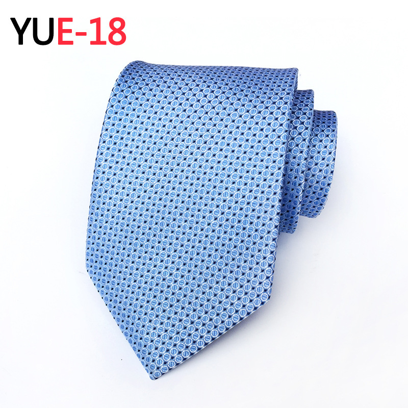 Picture of Tie Factory in stock Supply Men's Business Casual Professional Fashion Tie Polyester Yarn-dyed Striped Tie