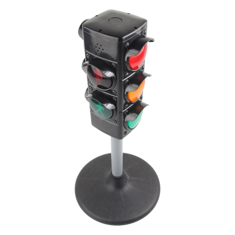 Children's Traffic Safety Science and Education Toys Various Simulation Traffic Signal Sign Set Model Scenes