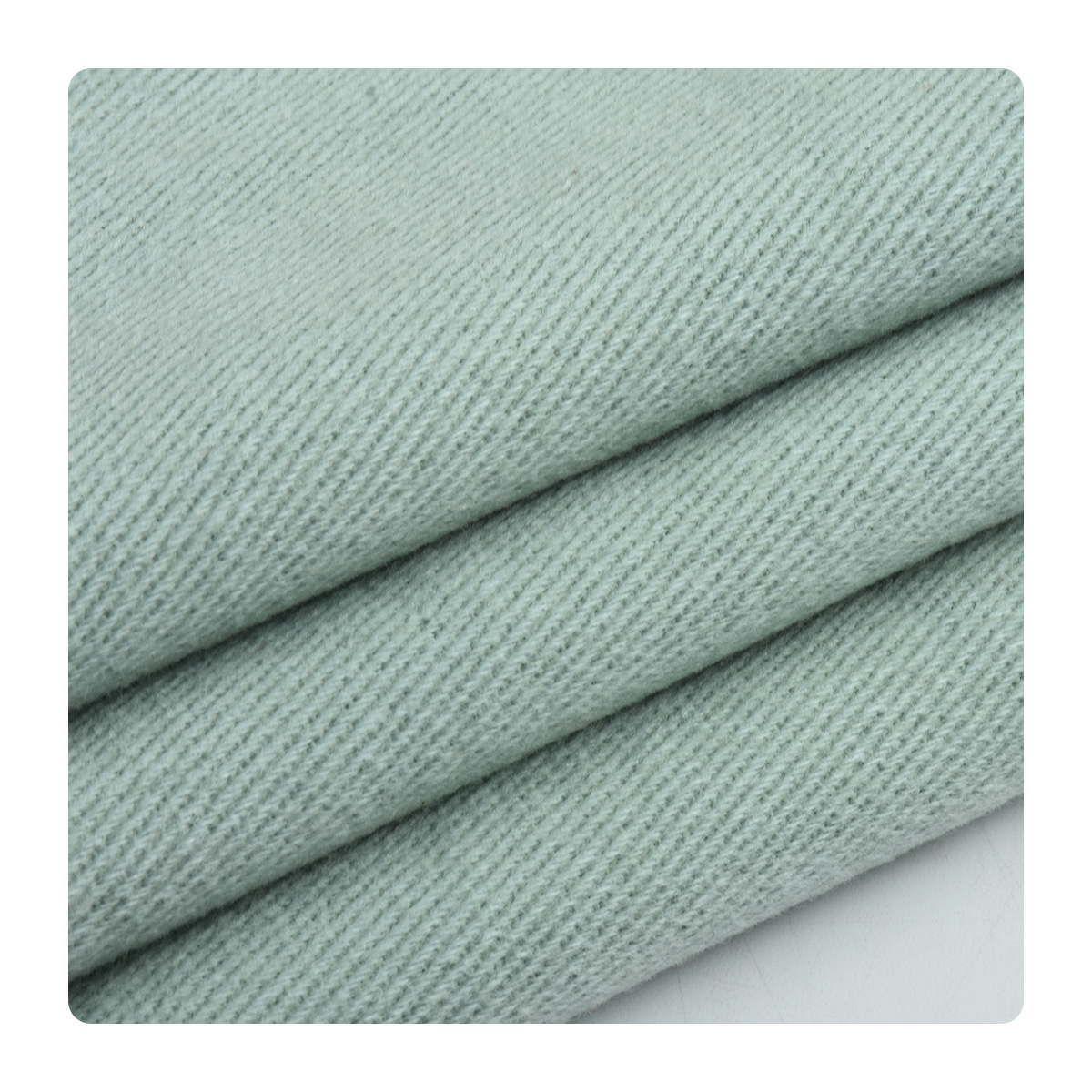 Picture of 7*7 non-elastic thick oblique snowflake velvet full process pure cotton gauze card sanding dyeing hat coat children's clothing pants fabric