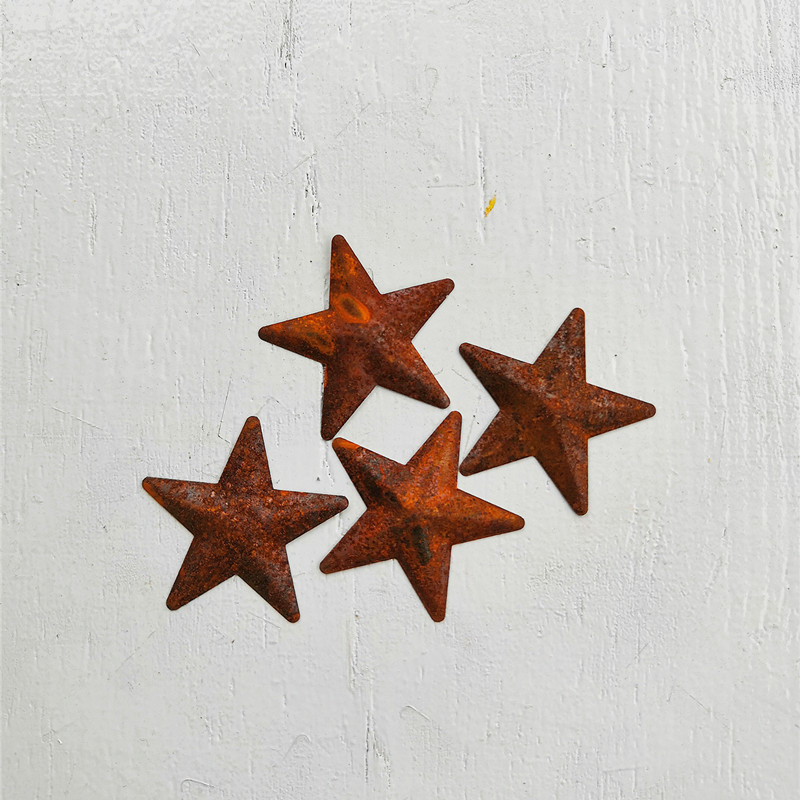 Picture of Cross-Border Sales of Rusty Iron Five-Pointed Stars, European and American Style, Vintage Retro Christmas Iron Five-Pointed Stars