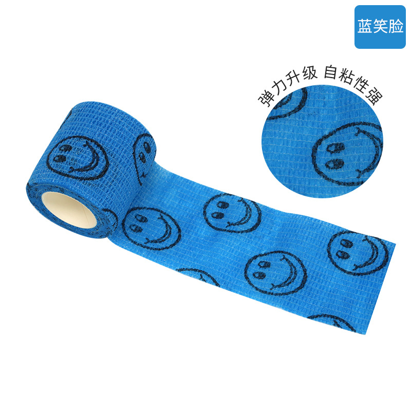 Picture of Spot self-adhesive bandage pet dog bandage finger bandage non-woven elastic elastic outdoor camouflage bandage