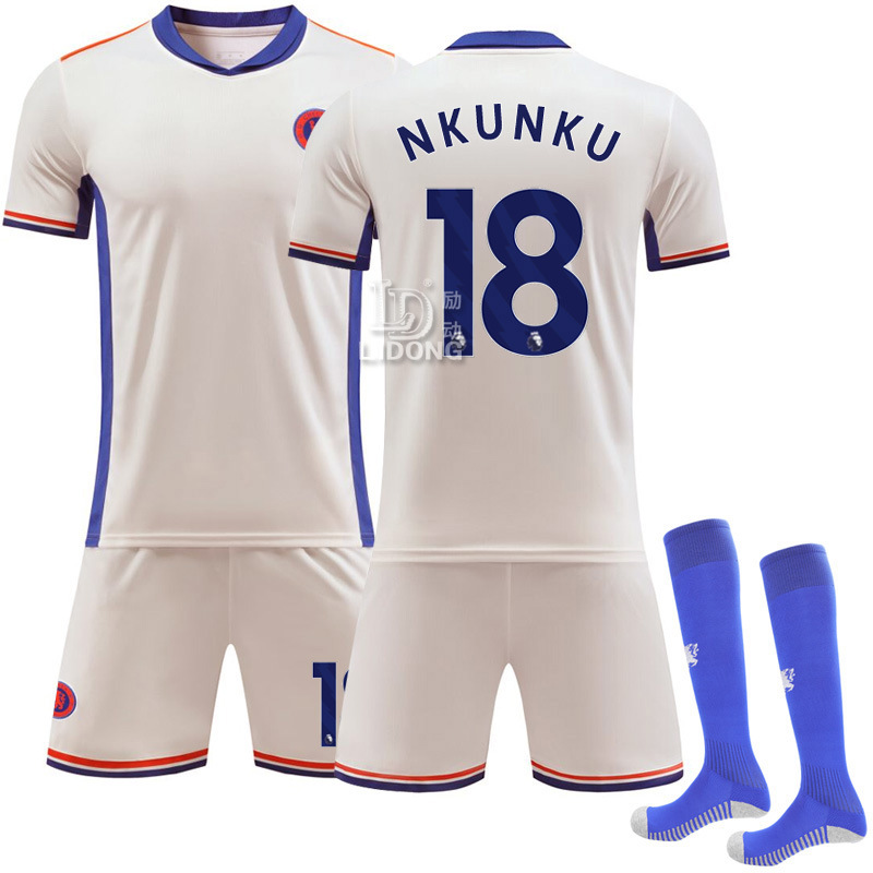 Picture of 2425 Chelsea New Away No.20 Palmer 8 Enzo 14 Felix Football Jersey suit