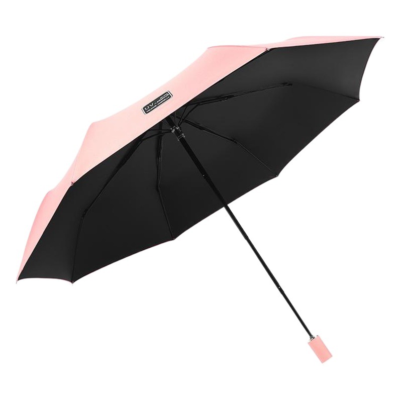 Automatic Umbrella Large Wholesale Sun Protection UV Protection Sun Umbrella Women's Folding Sunny and Rainy Umbrella Customized Advertising