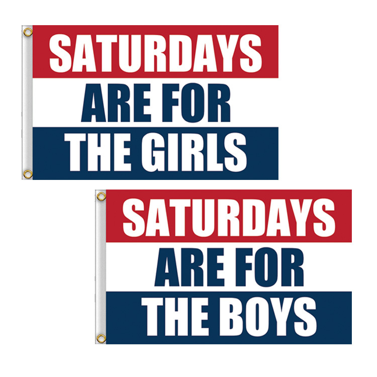 in stock Saturday flag SATURDAYS boy, girl 90x150cm