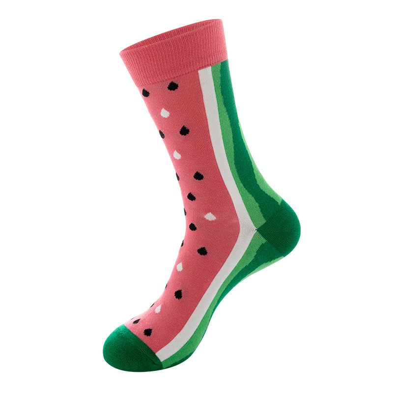 Picture of New Amazon Mid-Calf Socks for Men, Cotton, Women's European and American Ins Style Autumn and Winter Internet Celebrity Trendyy Socks Wholesale