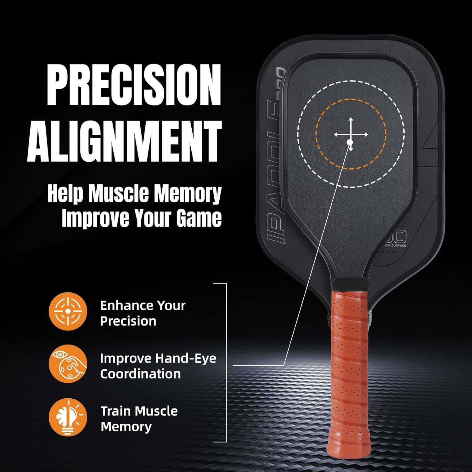 Picture of Frosted Carbon Fiber Peak Ball Dessert Sweet Zone Strike Peak Ball Training Racket Tournament Mini Strike Peak Racket