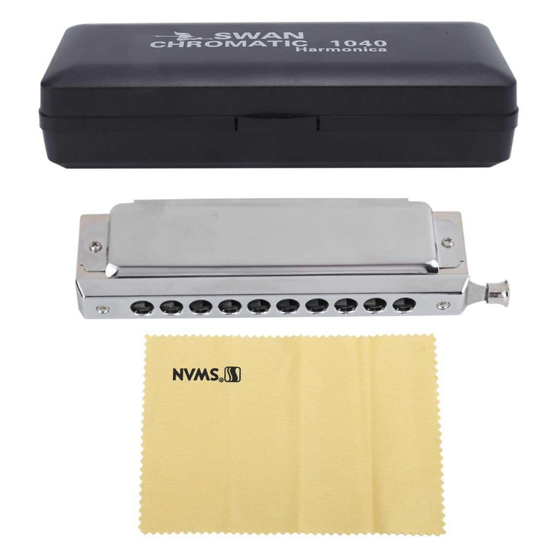 Cross-border swan harmonica 10-hole 40-tone chromatic harmonica professional harmonica instrument