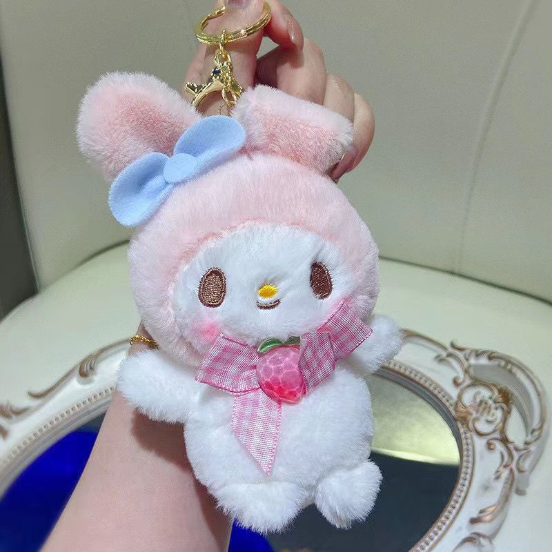 Picture of Cute pet Darling kulomi dog melody plush doll key chain pendant student female schoolbag key chain
