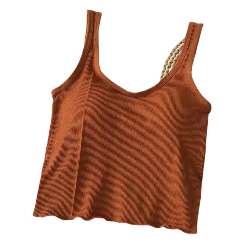 Picture of Internet Celebrity Blast/Seamless Fixed Cup Chest Pad Wrapped Chest Women Sexy Sports Running Long Bra Vest Underwear