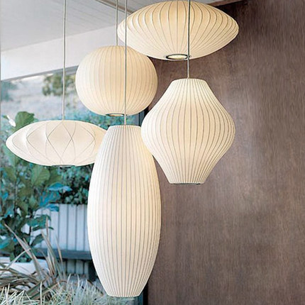 New Style Fabric Restaurant Living Room Chandelier Personalized Bar Counter Hotel Dining Room Staircase Lights New Chinese Lantern Zen Lights