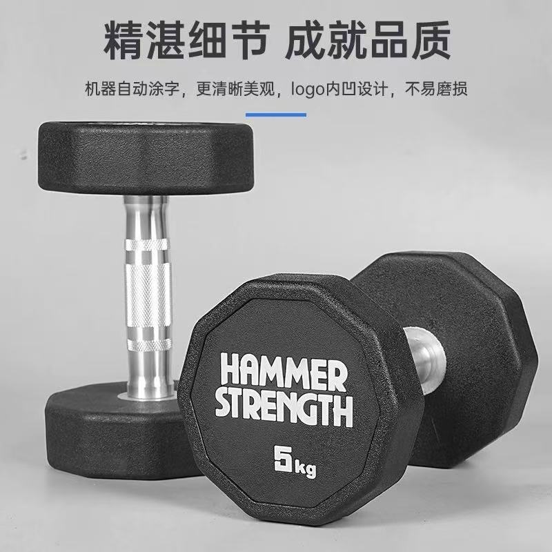 Commercial Hummer Decagon Dumbbell Men Women Home Professional Gym Fitness Equipment Home Strength Training