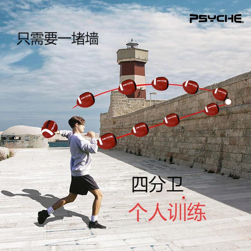 Picture of Dustproof PU leather throwball, cross-border passback, half a rugby outdoor quarterback training for backpassing