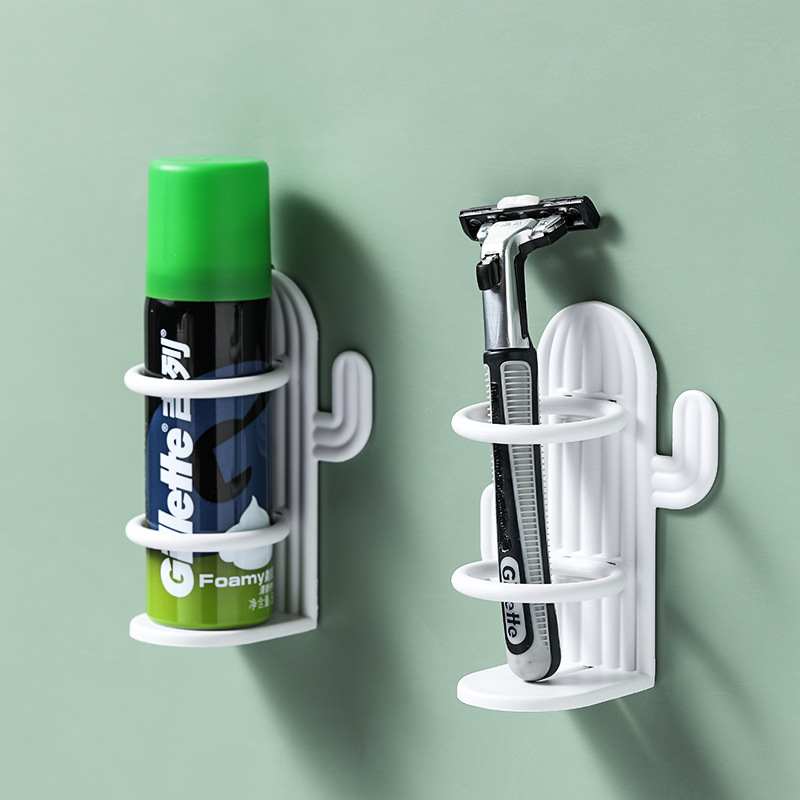Picture of Cactus Electric Toothbrush Holder Wall Hanging Non-perforated Toilet Children's Toothbrush Holder Storage Rack Toothbrush Storage Rack