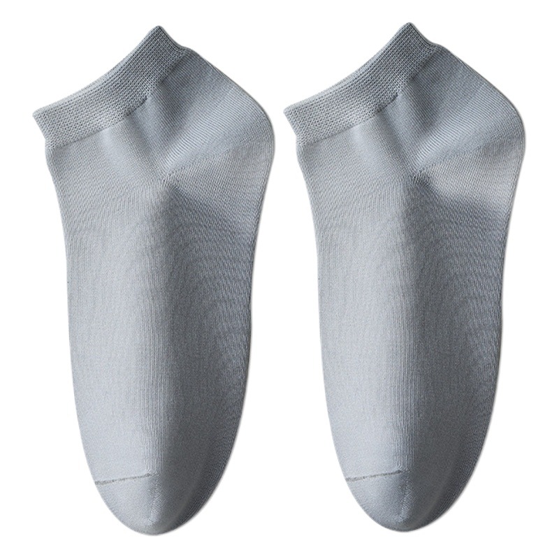 Men's Casual Boat Socks, Thin Cotton Short Socks, Sweat-Absorbent and Moisture-Wicking Summer Breathable Boneless Low-Cut Men's Socks in Stock