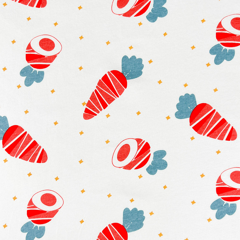 Picture of Baby Fabric 40S Cotton Printed Cotton Wool Knitted Double-sided Fabric Fabric Home Clothes Baby Clothes Fabric