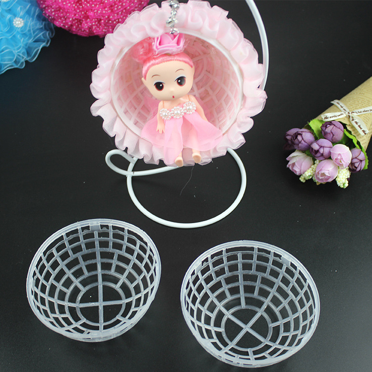Picture of Confused Doll Handmade DIY Making Accessories Puppet Bracket 9cm High Oval Puppet Bracket Toy
