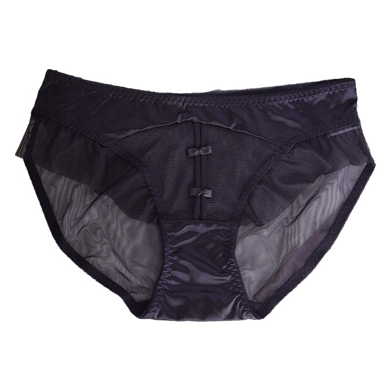 Oily Ice Silk Contrasting Color Pink Mesh Skirt Girls Girly Style Cute Lace Women's Panties Sweet Low Waist