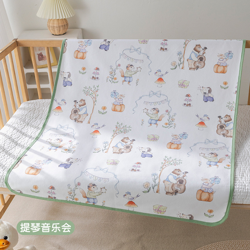 Picture of Diaper pad waterproof washable newborn baby diaper pad cartoon newborn baby diaper pad physiological period menstruation pad