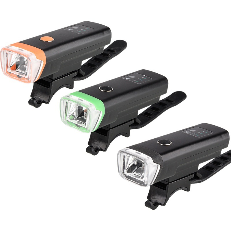 USB Rechargeable Bicycle Headlight Riding Mountain Bike Bicycle Touch Light Headlight Headlight Headlight Riding Supplies