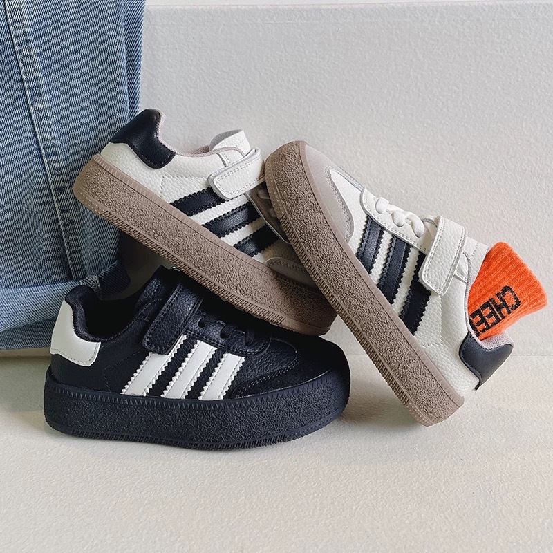 Genuine Leather Children's Training Shoes Spring and Summer 2025 New Casual Girls' Board Shoes Lightweight Soft Sole Baby Boys' sneaker
