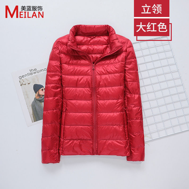 Picture of Women's down Jacket 2025 New Short Style Lightweight Thickened Warm Slim Fit Korean Style White Duck down Fashion Coat Wholesale