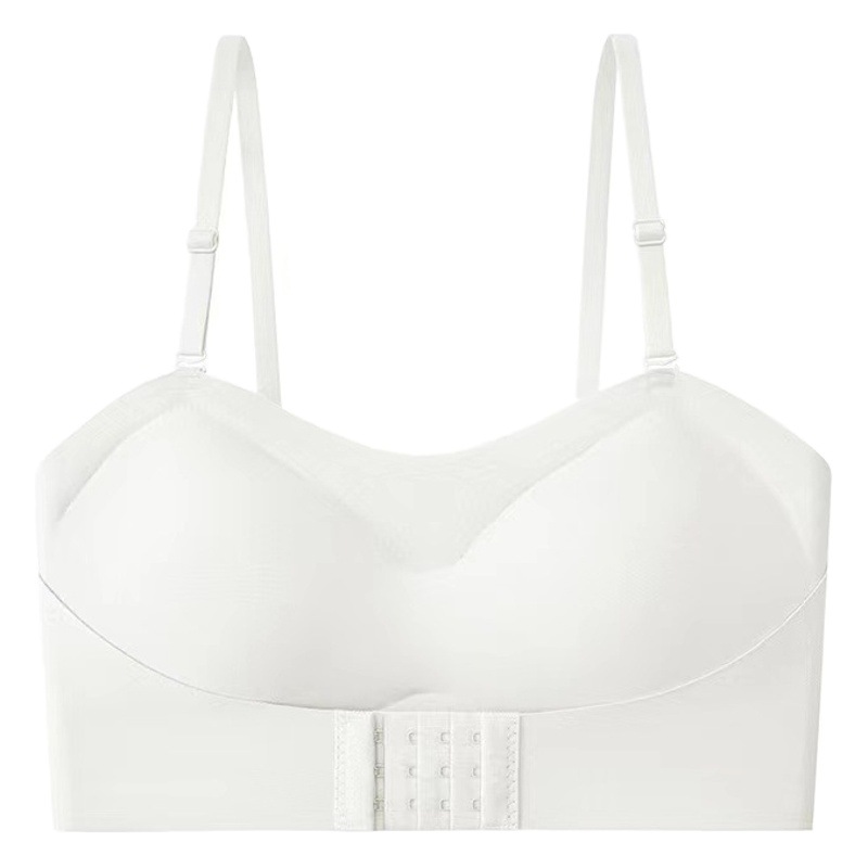 Picture of Strapless Bra for Women with Small Breasts, Push-Up, Non-Slip, Push-Up, Seamless, Wire-Free Tube Top, Invisible Back-Wrapped Chest for Women