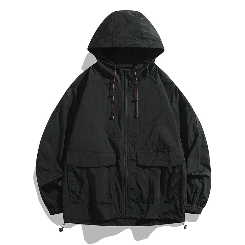 Hooded Sun Protection Suit Skin Clothes Couple Summer Ultra-thin Breathable Outdoor Fishing Skin Windbreaker Fishing Women Sun Protection