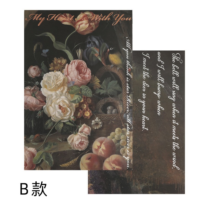 Picture of New thickened night garden Fenghua paper waterproof bouquet wrapping paper bronzing English paper flower wrapping paper wholesale