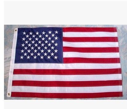 Amazon ebay supplies American nylon flag 3 * 5feet embroidery flag 210D embroidered flag 90 * 150cm