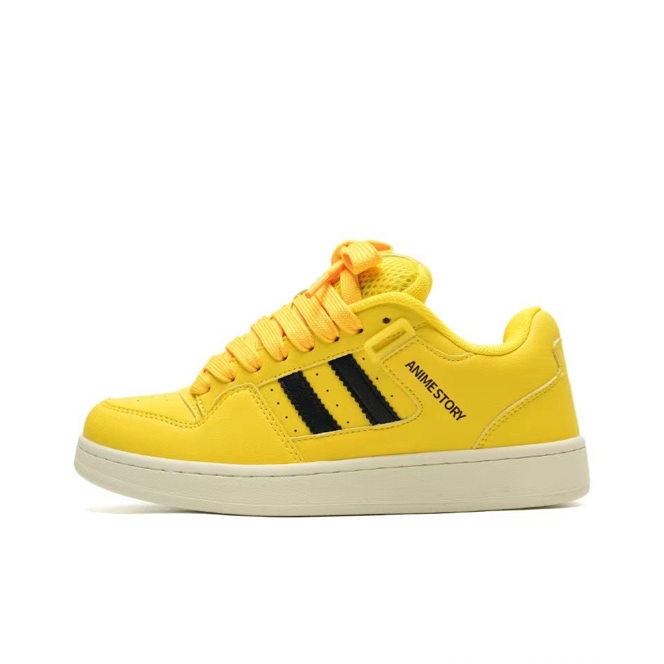 Niche Original Vintage Rice Red Bread Shoes Dopamine Color Ins Trendy All-match Thick-soled Increased Skateboard Shoes Sport