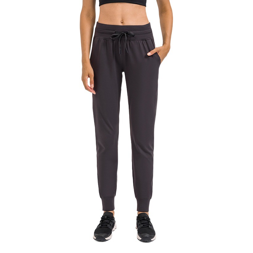 A generation of spring new naked yoga pants high waist slim casual toe running sports fitness pants women