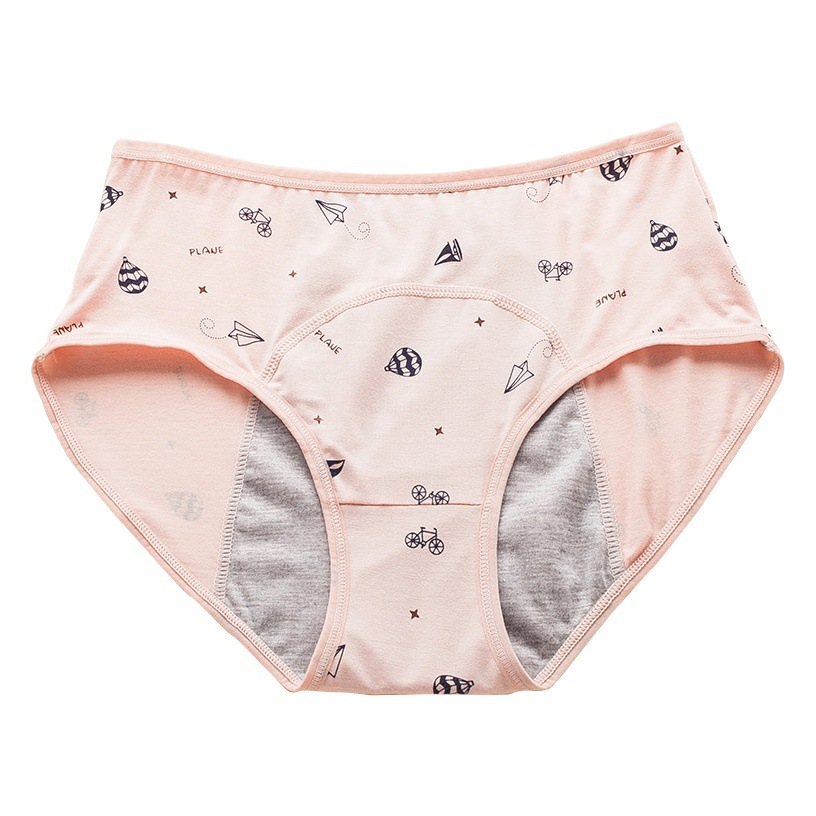 Girls' menstrual period underwear 12-year-old leak-proof health and safety pants 9097 for middle and large children, students and girls