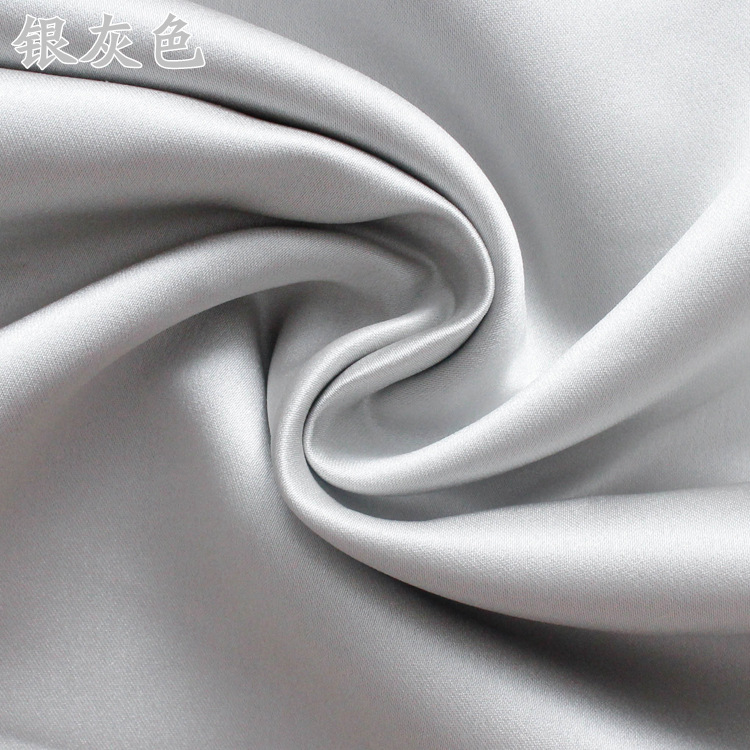 Picture of High-grade Taiwan Imported 395 Satin Wedding Dress Handmade DIY Material Clothing Fabric Solid Color Thick Satin Background Fabric
