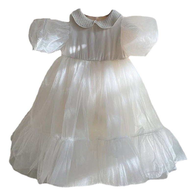 Girls' June 1 Children's Day Dance Skirt Mesh Skirt Kindergarten Performance Dance Skirt Little Girl's Pent Skirt Princess Skirt