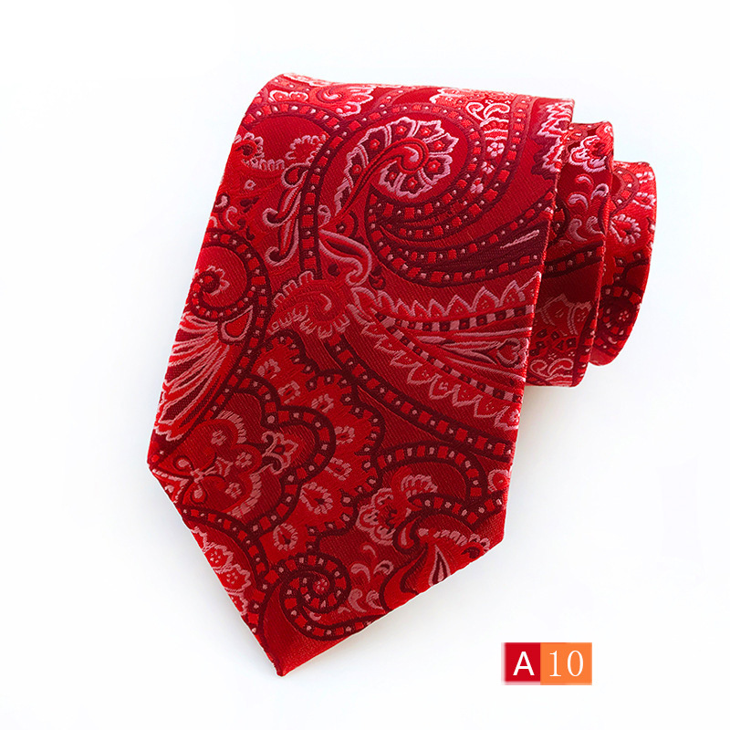 Picture of Source Factory Hot Jacquard Fabric Tie Men's Dress Business Suit Accessories Tie Wholesale