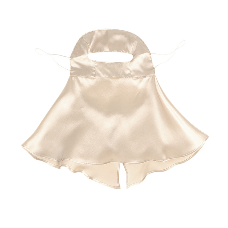 Picture of Silk sun mask sleep breathable full face cover summer UV mask mulberry silk oil smoke-proof veil for women