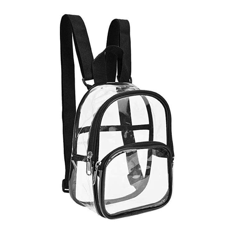 New Hot Selling PVC Transparent Backpack Outdoor Waterproof Fashion Student Schoolbag Children Backpack Travel Storage Bag