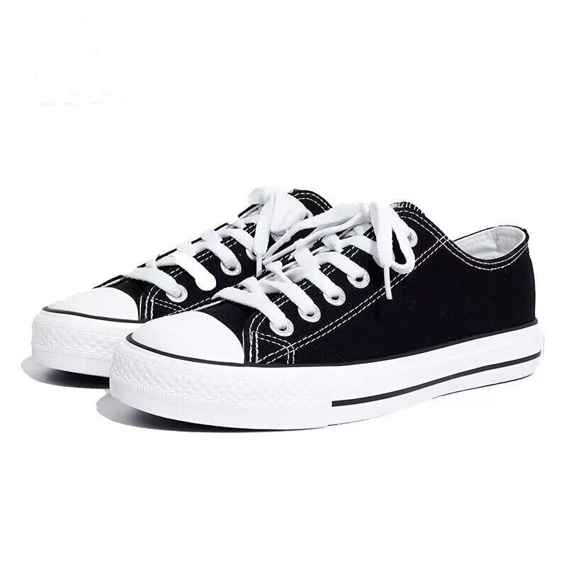 Picture of 2024 Super Popular Ins Classic Korean Style Casual Canvas Shoes for Men Large Size Versatile Low-Top Student Couple White Shoes for Women