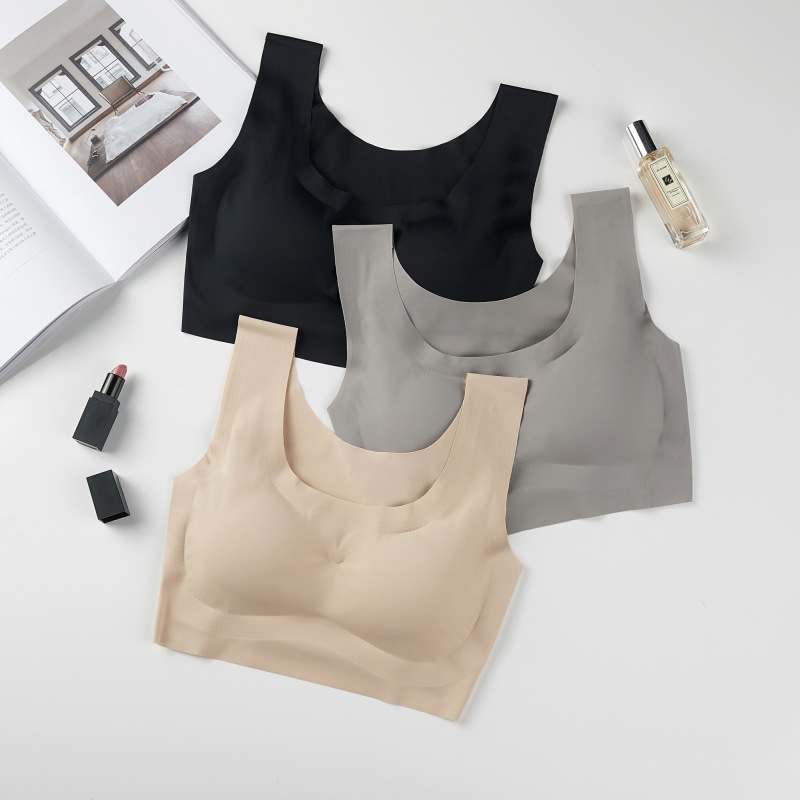 Japanese peace of mind generation free underwear women's Shangpin seamless bra wireless one-piece sports bra wholesale
