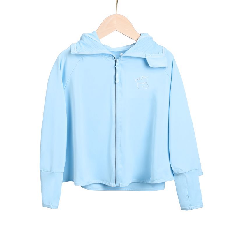 Picture of 2025 cartoon children's sunscreen summer sunscreen ice silk thin anti-ultraviolet baby sunscreen coat
